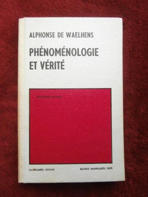Phénoménologie et vérité, Boeken, Filosofie, Gelezen, Verzenden