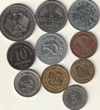 lot de 10 anciennes pièces allemandes,, Timbres & Monnaies, Envoi, Allemagne, Monnaie en vrac