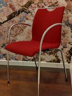 Moderne stoelen, fuchsia zitting, 6 stuks, Autres couleurs, Comme neuf, Enlèvement, Cinq, Six Chaises ou plus