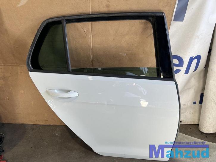 VW GOLF 7 hatchback Wit rechts achter deur portier 2013-2021, Auto-onderdelen, Carrosserie, Deur, Volkswagen, Gebruikt, Ophalen