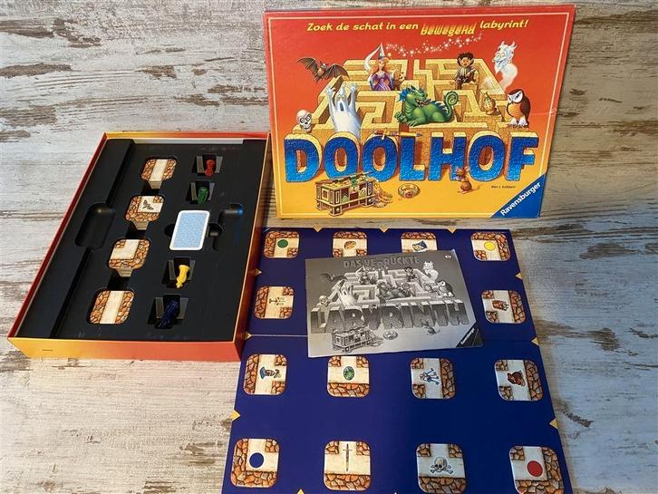 betoverde doolhof bewegend labyrint! [s643], Hobby en Vrije tijd, Gezelschapsspellen | Bordspellen, Zo goed als nieuw, Verzenden