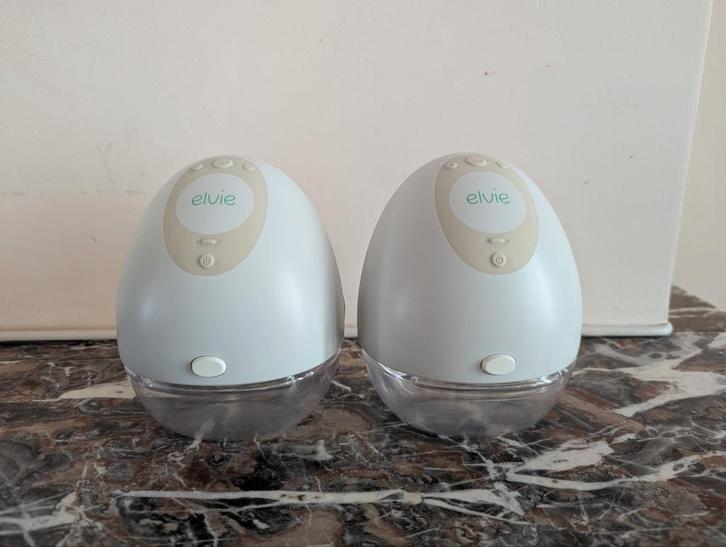 Dubbele handsfree kolf van Elvie, Kinderen en Baby's, Babyvoeding en Toebehoren, Zo goed als nieuw, Ophalen