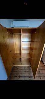 Armoire de chambre vintage, Avec espace de penderie, 100 à 150 cm, Utilisé, Chêne