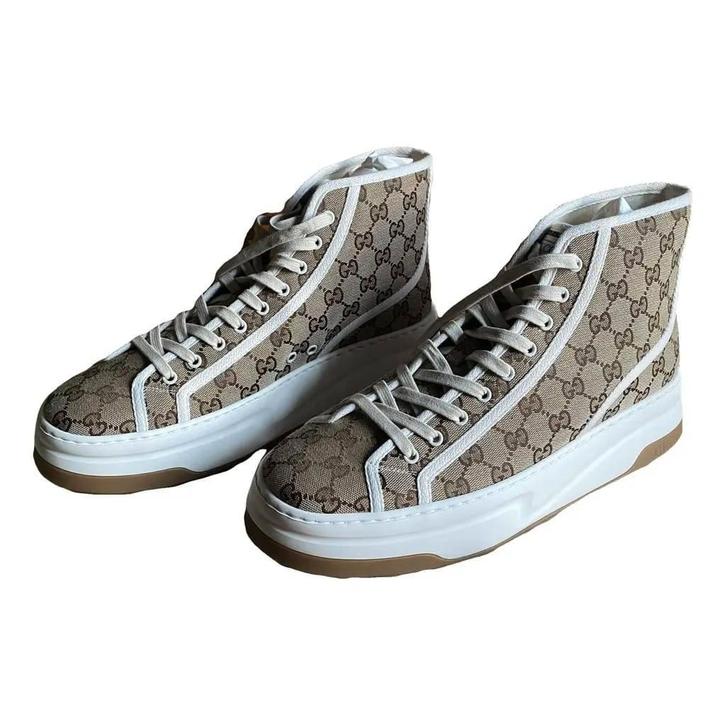 Nieuw G.u.c.c.i MAAT 37 Tennis 1977 High-Top Sneakers BRUIN, Kleding | Dames, Schoenen, Nieuw, Sneakers, Bruin, Ophalen of Verzenden