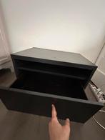 Zwarte kast / nachtkastje met lade – Mechelen – €10, Ophalen, Gebruikt