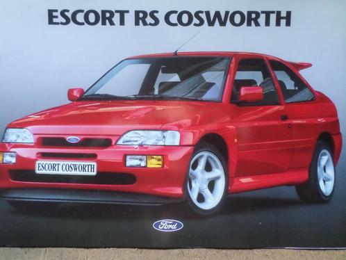 Brochure Ford Escort Cosworth 1992, Livres, Autos | Brochures & Magazines, Ford, Enlèvement ou Envoi