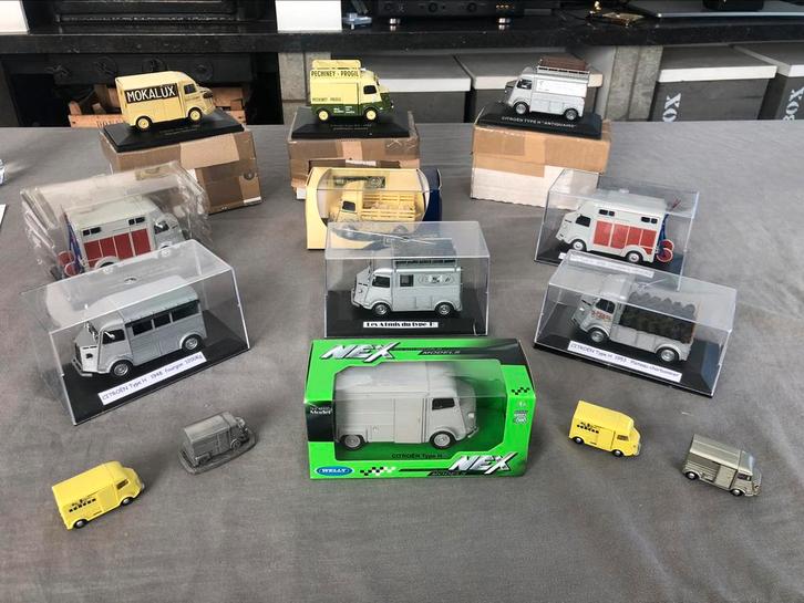 lot collection Citroën hy Hachette eligor norev type H, Hobby en Vrije tijd, Modelauto's | 1:43, Zo goed als nieuw, Norev, Ophalen