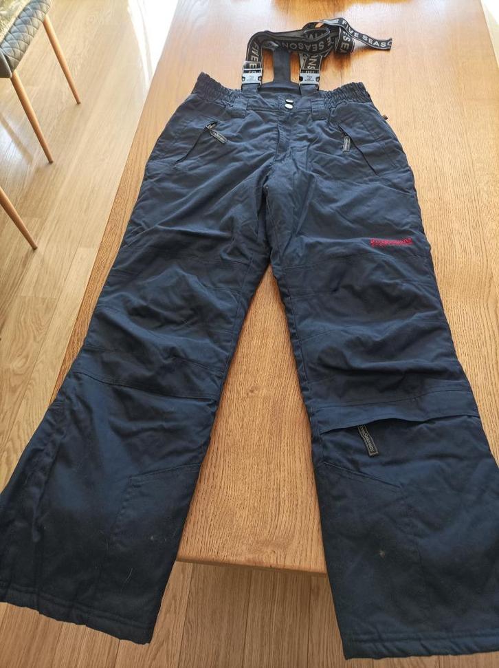 Zwart skibroek van het kwaliteitsmerk Five Seasons, Sport en Fitness, Skiën en Langlaufen, Zo goed als nieuw, Kleding, Ski, Overige merken