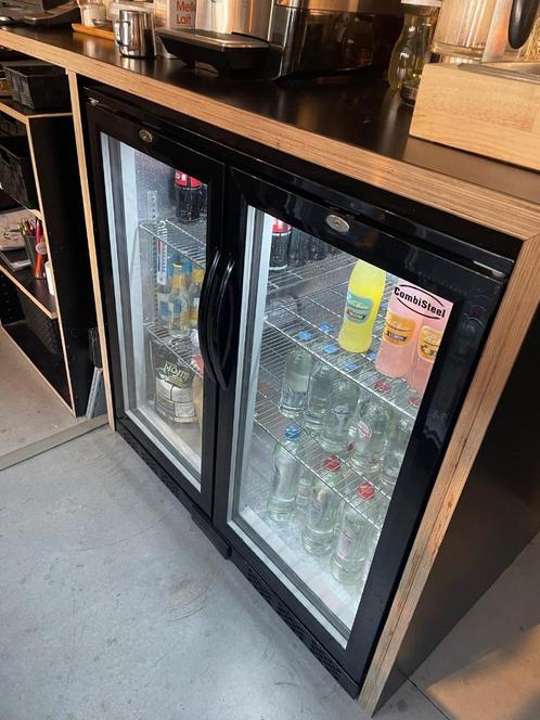 Backbar koelkast - 2 deuren, Elektronische apparatuur, Koelkasten en IJskasten, Zo goed als nieuw, Zonder vriesvak, 150 tot 200 liter