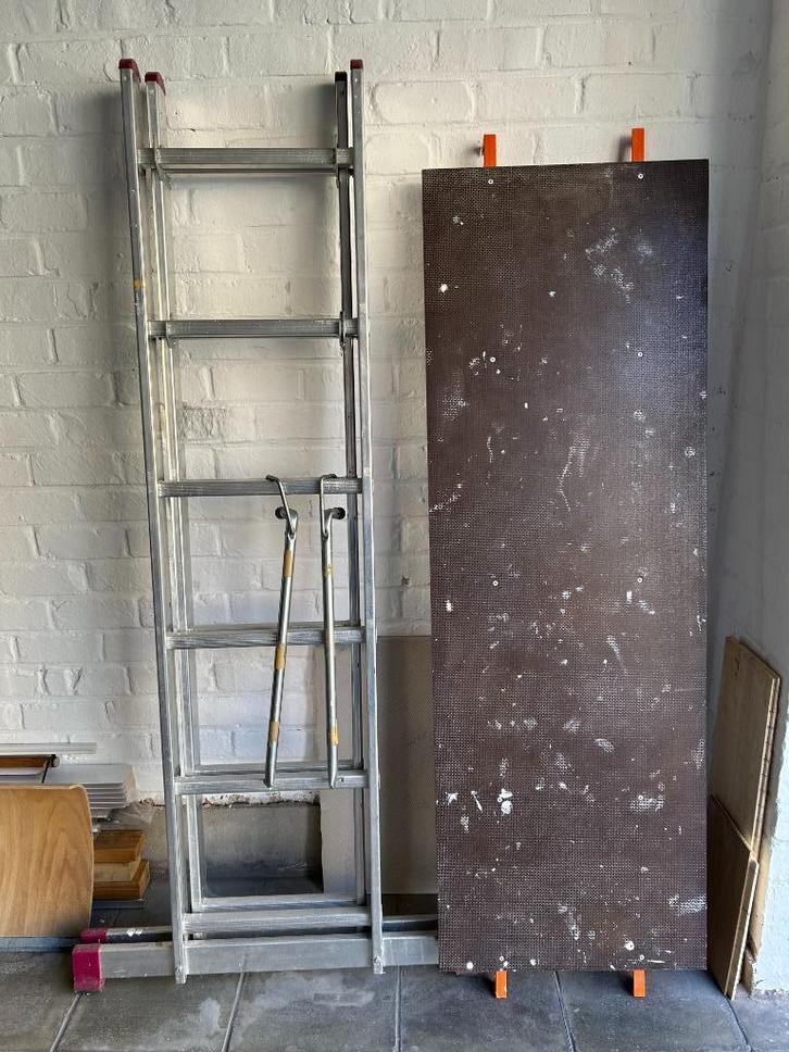 Échafaudage à échelle, Doe-het-zelf en Bouw, Steigers, Gebruikt, Overige typen, 2 tot 5 meter, Ophalen