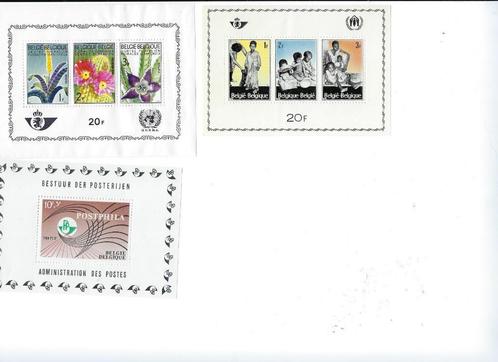 Belg. postzeg.: blok 38 - 43 en 44  Zie beschr., Postzegels en Munten, Postzegels | Europa | België, Postfris, Orginele gom, Postfris