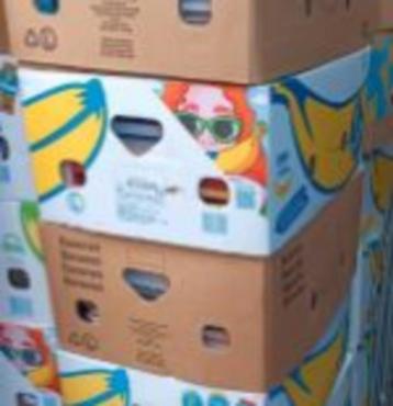 Bananendozen (compleet doos + deksel) @ €1 per stuk beschikbaar voor biedingen