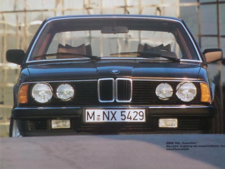 Brochure de la BMW Série 728i 732i 735i 745i 1985, Livres, Autos | Brochures & Magazines, BMW, Enlèvement ou Envoi