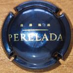 Spaanse cavacapsule Castillo de PERELADA blauw & goud nr 06, Ophalen of Verzenden, Nieuw, Spanje, Witte wijn
