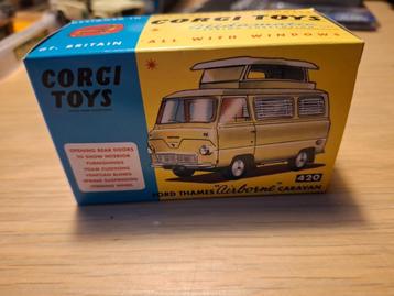 Corgi Toys 420 Ford Thames Airborne Caravan heruitgave beschikbaar voor biedingen
