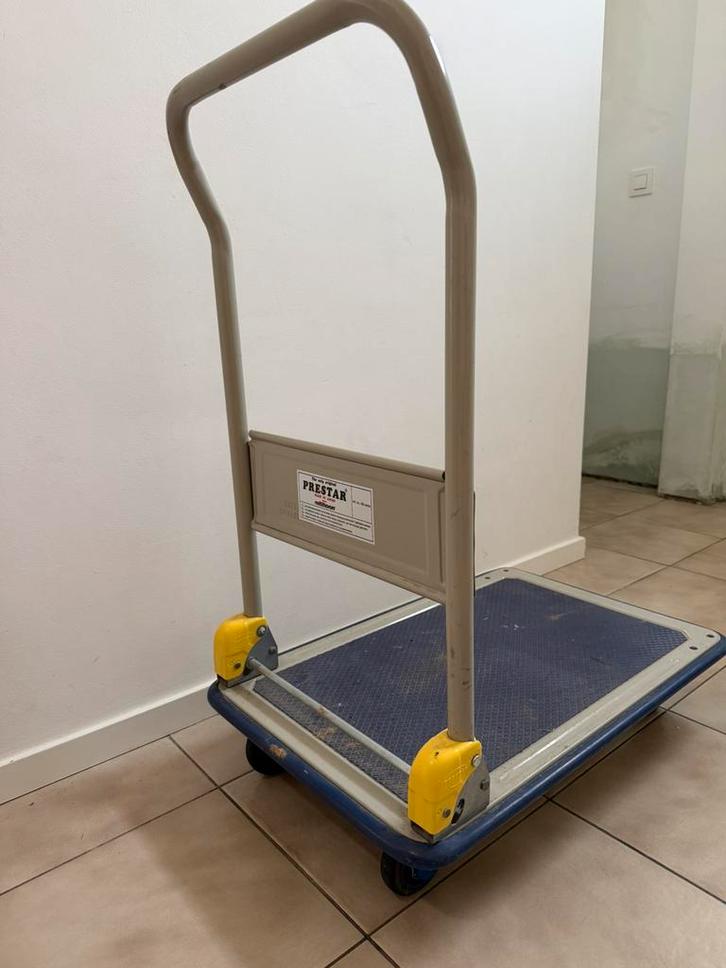 Originele Prestar Platformwagen (NB-101) – 150kg –, Doe-het-zelf en Bouw, Transportwagens, Zo goed als nieuw, Ophalen