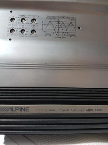 Amplificateur alpine MRV-F407.