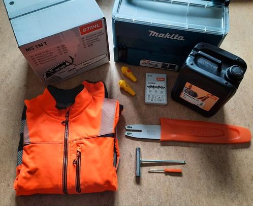 Nieuw - Stihl MS194T kettingzaag - Makita gereedschapset., Tuin en Terras, Hand-tuingereedschap, Nieuw, Ophalen
