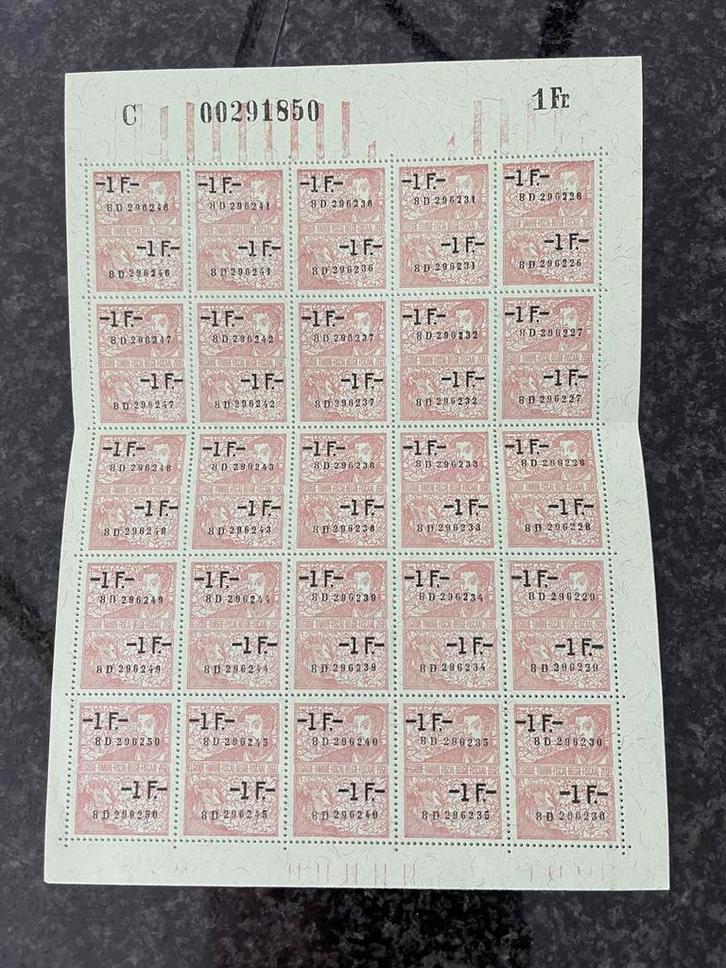 Vel takszegels fiscaal, Postzegels en Munten, Postzegels | Europa | Overig, Ophalen