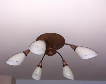 vintage plafond lamp beschikbaar voor biedingen