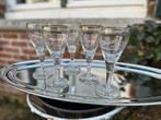 5 porto glazen glaasjes brandi, Ophalen