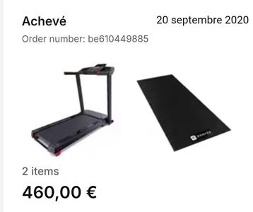 Tapis de course compacte domyos run 100 beschikbaar voor biedingen