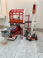 Brandweerkazerne + brandweerwagen, Kinderen en Baby's, Speelgoed | Playmobil, Ophalen of Verzenden, Gebruikt, Complete set