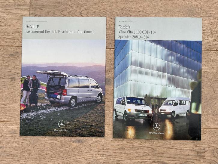 MERCEDES VITO & MERCEDES SPRINTER FOLDERS, Boeken, Auto's | Folders en Tijdschriften, Mercedes, Ophalen of Verzenden