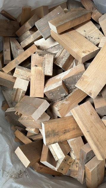 Openhaard hout 1m3 gezaagd vuren zak kuub