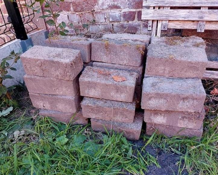 Gratis klinkers!, Tuin en Terras, Tegels en Klinkers, Gebruikt, Klinkers, Ophalen