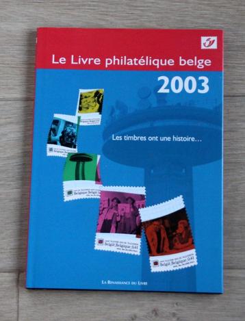 Le livre philatélique belge 2003 sans les timbres  beschikbaar voor biedingen
