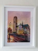 Schilderij Mechelen Romboutstoren, Ophalen, Schilderij