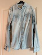 Chemise en jeans Zara, Kleding | Heren, Overhemden, Blauw, Halswijdte 38 (S) of kleiner, Ophalen of Verzenden, Zo goed als nieuw