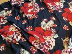 Tissu crêpe polyester pour robe., Zo goed als nieuw, Blauw, Polyester