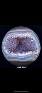 Sphère agate haute qualité avec quartz d’améthyste géode, Enlèvement, Minéral