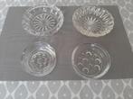 4 asbakken,2 in kristal en 2 in glas, 8€ voor de 4 samen, Ophalen of Verzenden