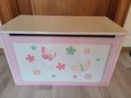 Speelkoffer hout roze vlinders, Ophalen, Gebruikt, Overige typen
