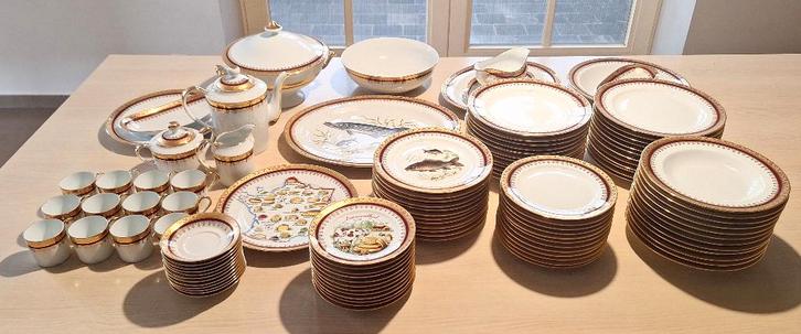 Compleet servies Limoges Bernardaud & Co, Antiek en Kunst, Antiek | Servies compleet, Ophalen