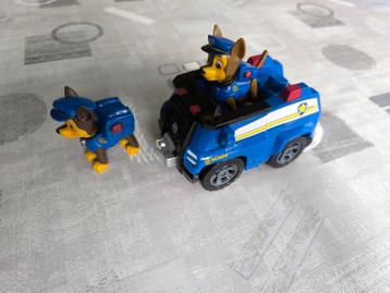 Paw Patrol CHASE 2 figuren + voertuig beschikbaar voor biedingen