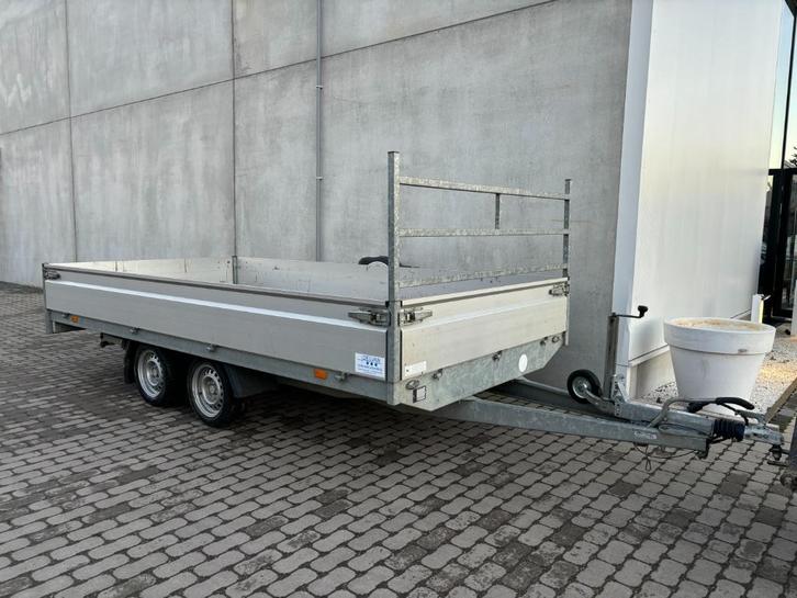 Hapert plateauwagen 405x200cm 2700kg, Auto diversen, Aanhangers en Bagagewagens, Zo goed als nieuw, Ophalen