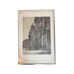 Belgische architectuur ontdekken - Gravure om te identificer, Antiek en Kunst, Ophalen of Verzenden