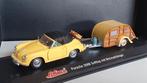 1/43 Porsche 356 Spider met caravan, Ophalen of Verzenden, Schuco