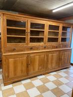 Teak vitrinekast, Huis en Inrichting, Kasten | Vitrinekasten, Ophalen of Verzenden, Zo goed als nieuw, Teakhout, Met deur(en)