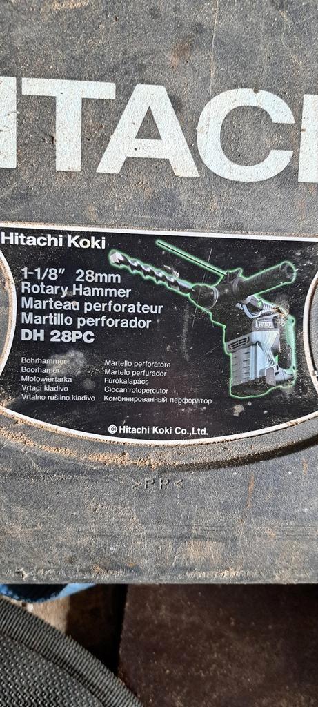 Hitachi Koki DH28PC Boorhamer, Doe-het-zelf en Bouw, Gereedschap | Boormachines, Zo goed als nieuw, Ophalen