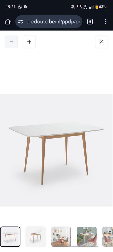 tafel 4 pers, Huis en Inrichting, Tafels | Eettafels, Gebruikt, Ophalen