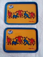 Keith Haring jaren 70 klein geëmailleerd koekjesbord, Antiek en Kunst, Curiosa en Brocante, Ophalen of Verzenden