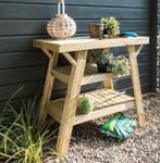 Oppottafel / tuintafel (nieuw in verpakking), Tuin en Terras, Ophalen, Nieuw, Hout