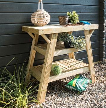 Oppottafel / tuintafel (nieuw in verpakking) beschikbaar voor biedingen