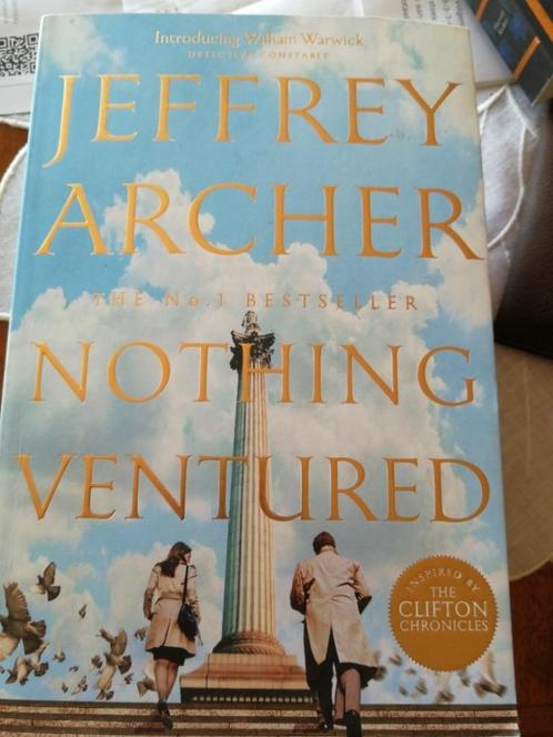 Jeffrey ARCHER - Rien d'aventureux - thriller - anglais, Livres, Langue | Anglais, Comme neuf, Fiction, Enlèvement ou Envoi