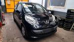 Peugeot 107, Auto's, 50 kW, Zwart, Handgeschakeld, Particulier